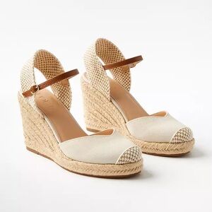 Loft espadrille wedges.  Size 9.  Never worn